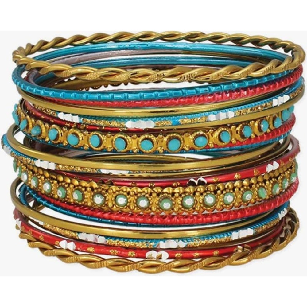 Bangle Bracelets Set of 22
